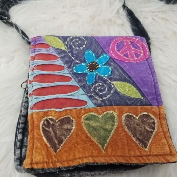 Boho Factory Distressed Crossbody Bag. - Picture 8 of 10